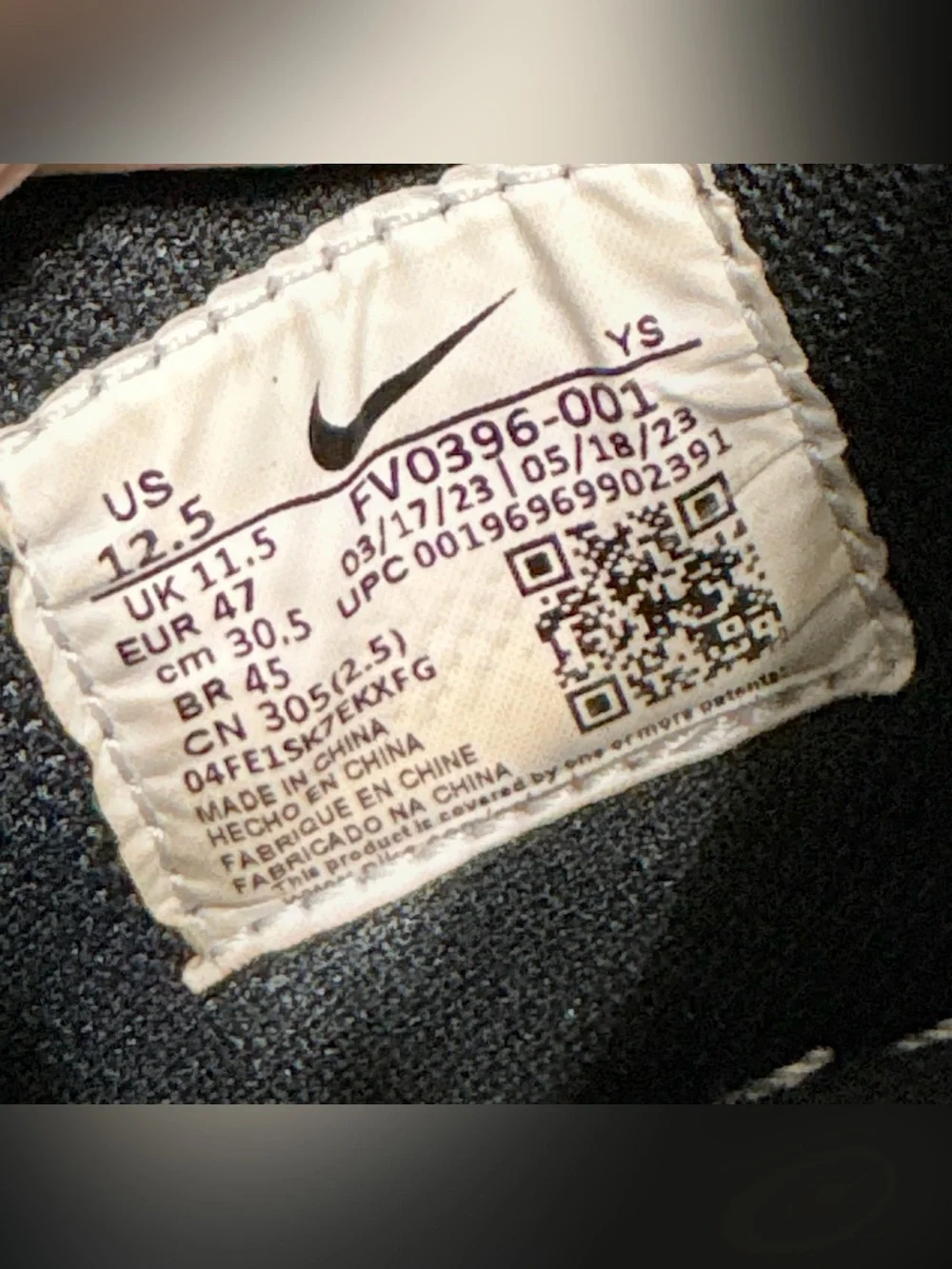 Nike Terminator Low Gray Black Sneakers